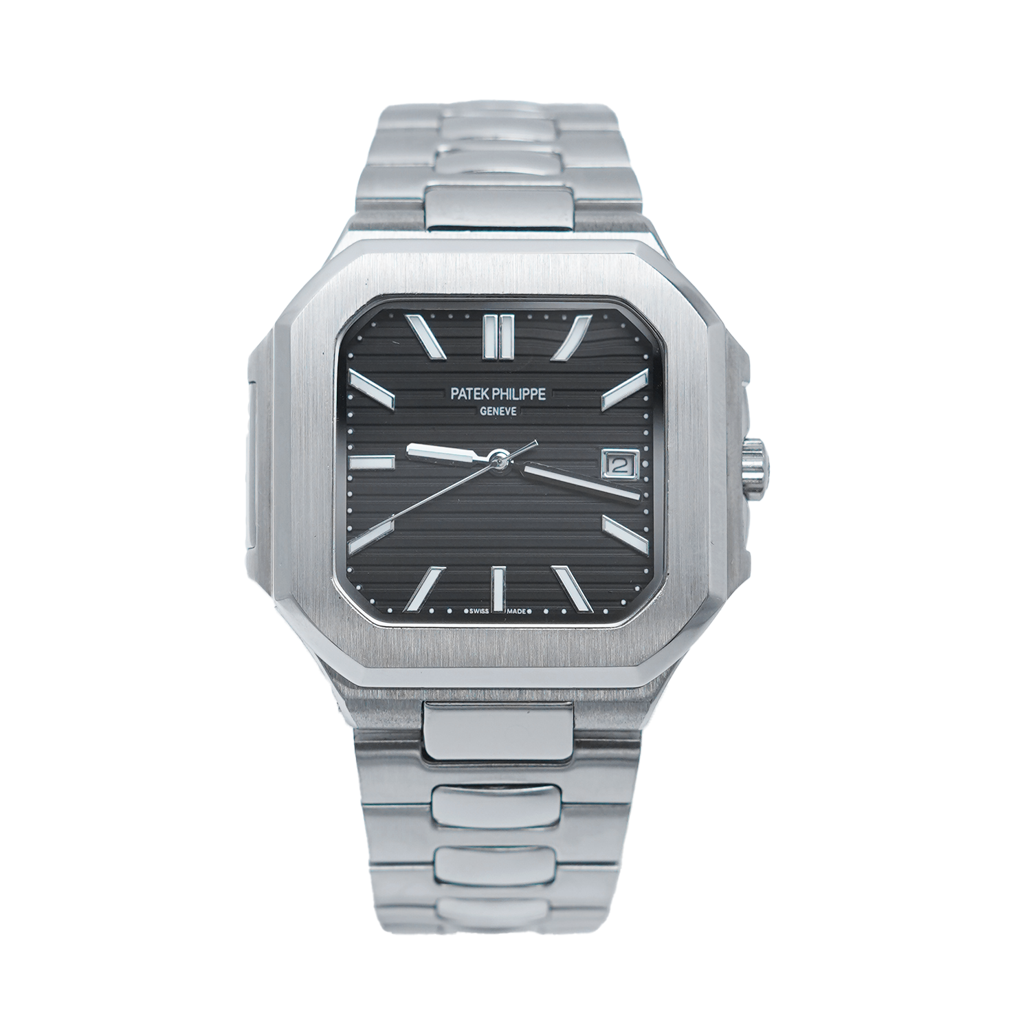 PP Square Black Dial